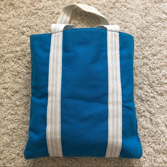 Michael Kors Turquoise Canvas Tote Bag - Picture 7 of 16